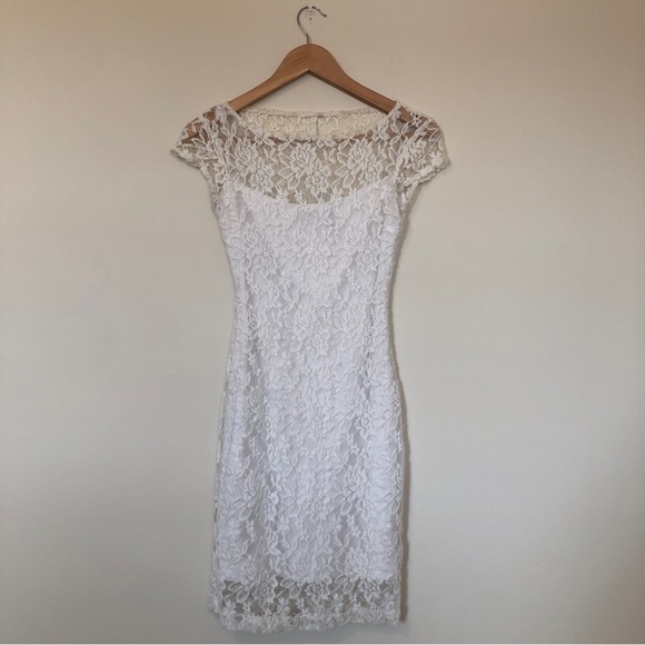 White Lace Dress - Picture 3 of 3